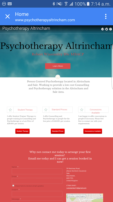 Psychotherapy Altrincham