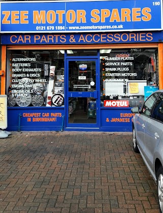 zee motor spares car batterys