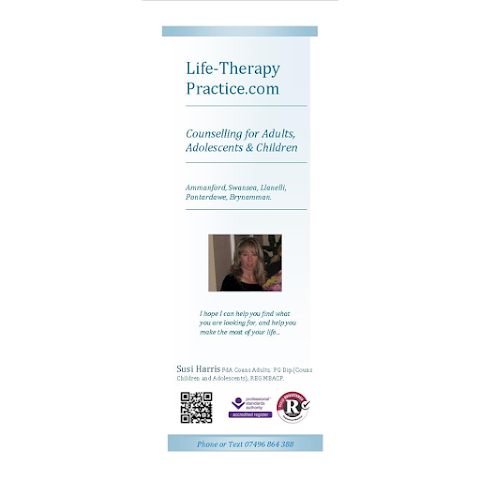 Susi Harris - Life Therapy Practice, Counsellor based in Swansea & Ammanford