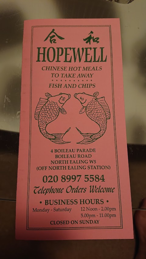 Hopewell Chinese Take Away