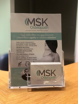 MSK Osteopath @ Dr Natasha Clinics