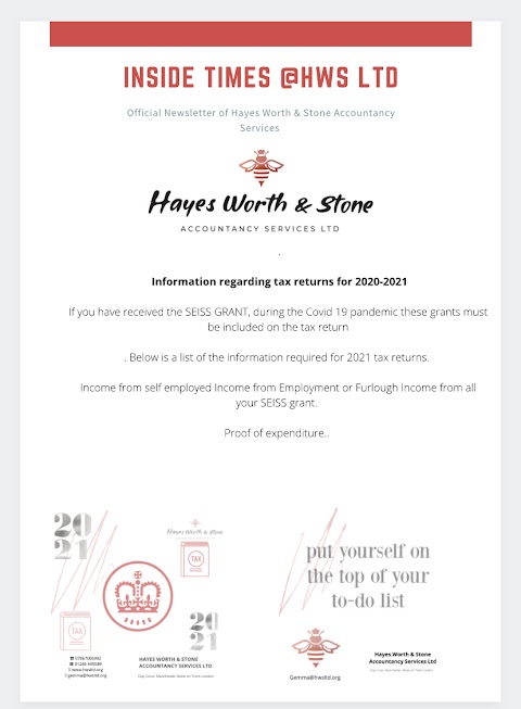 Hayes Worth & Stone Accountancy Services Ltd