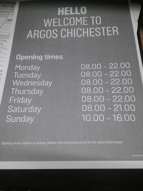 Argos Chichester (Inside Sainsbury's)