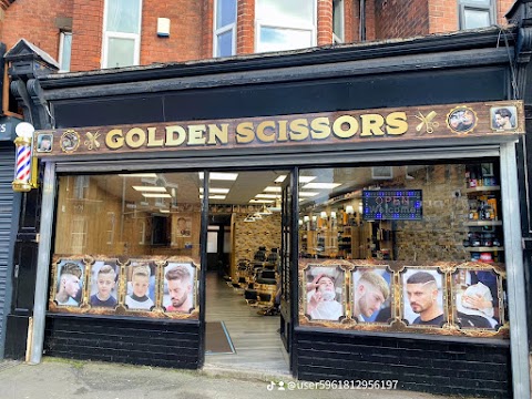 Golden scissors