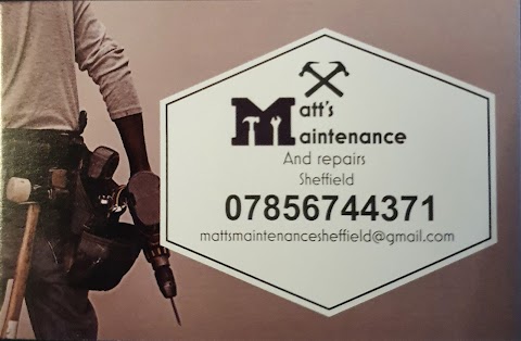 Matt's maintenance and repairs Sheffield