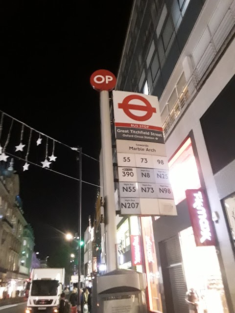 Great Titchfield Street Oxford Circus Station (Stop OP)