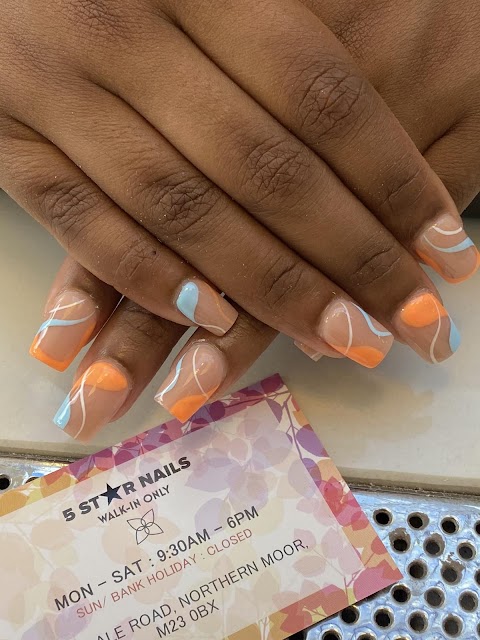 5 star nails