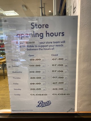 Boots Pharmacy