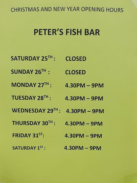 Peter's Fish Bar