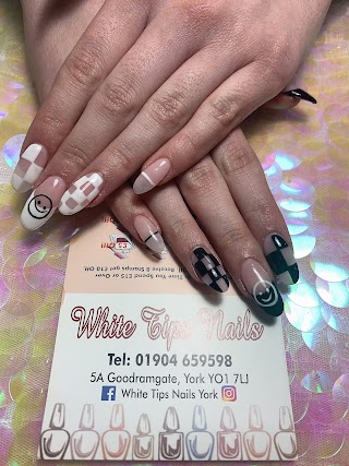 White Tips Professional Nails