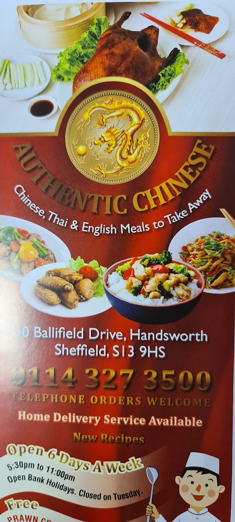 AUTHENTIC CHINESE & THAI Cuisine Takeaway