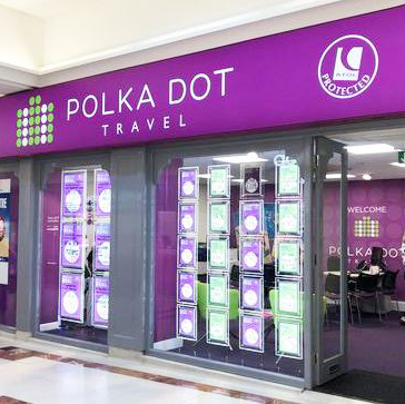 Polka Dot Travel Stafford