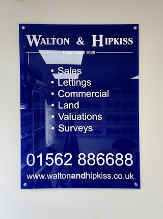 Walton and Hipkiss Estate Agents Hagley