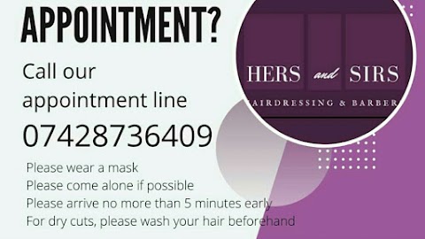 Hers and Sirs Hairdressing & Barbers