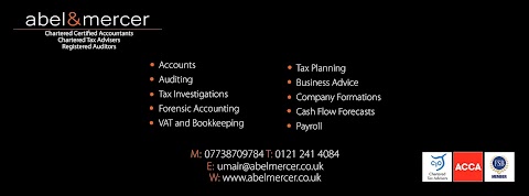 Abel & Mercer Chartered Certified Accountants Chartered Tax Advisers and Registered Auditors