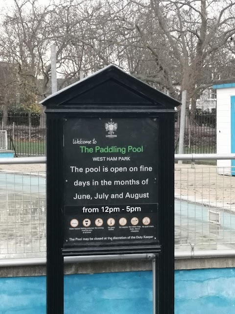 The Paddling Pool at West Ham Park