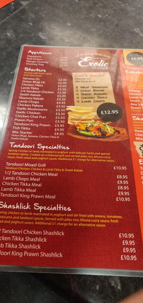 Middleton Exotic Cuisine