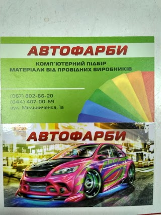 Автофарби