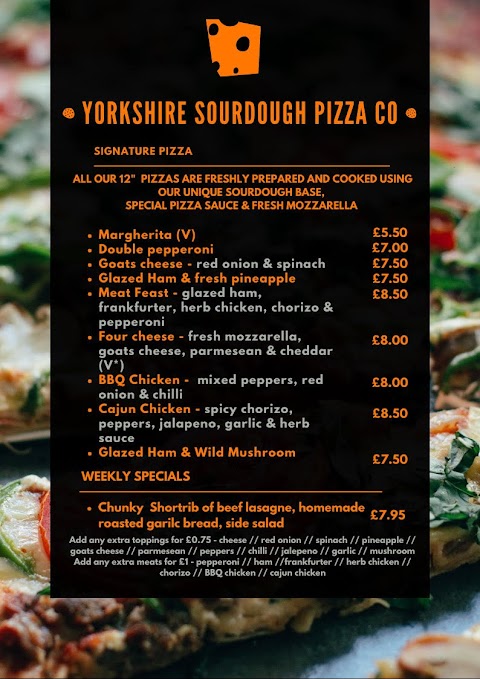 Yorkshire Sourdough Pizza Co at The Rock Tavern