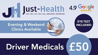 Just Health Chester HGV PCV D4 Medical Clinic