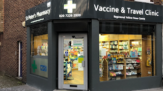 ST PETERS PHARMACY: Travel PCR Tests £79 & Vaccine Clinic In Islington N1