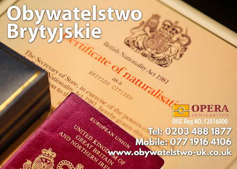 Obywatelstwo Brytyjskie - Opera immigration - Paszport Brytyjski