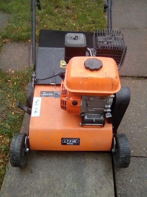 M j lawn mower servicing.