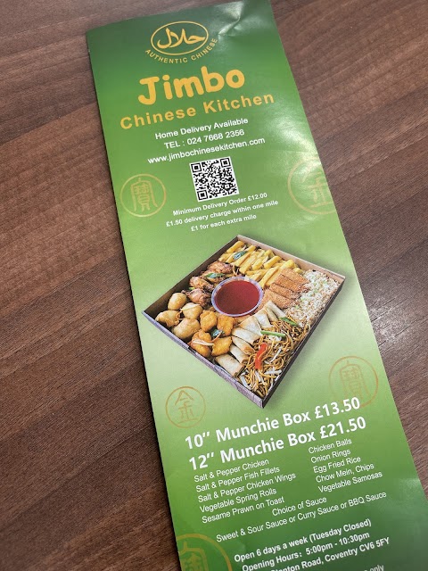 Jimbo chinese Halal takeaway