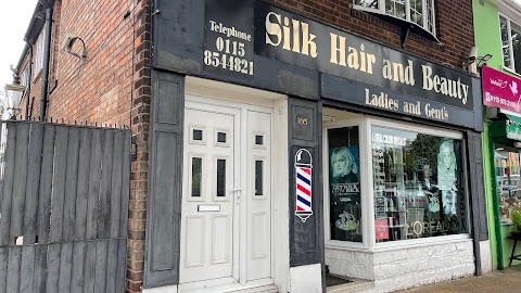 Silk hair and beauty