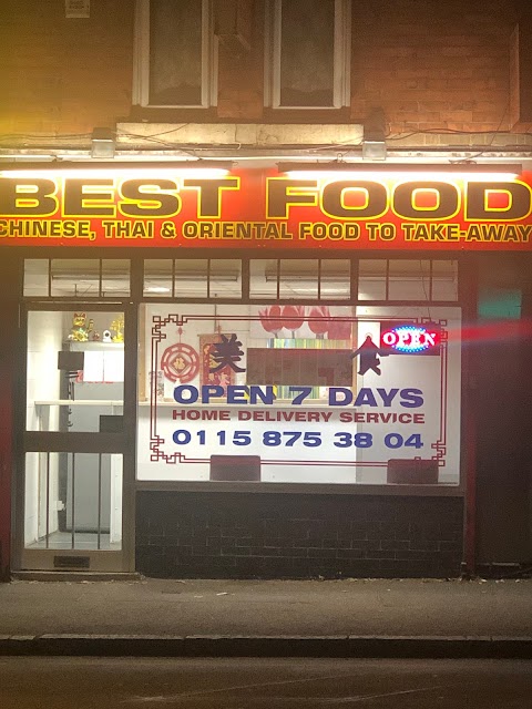 BEST FOOD Chinese And Thai Takeaway