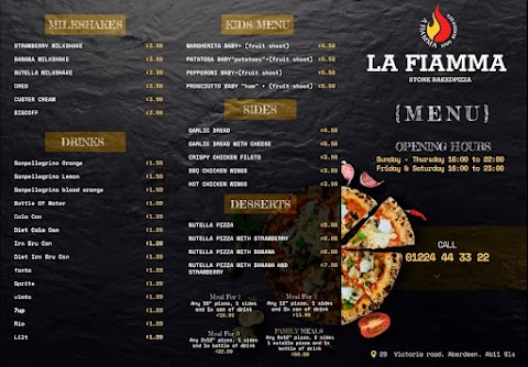 La fiamma stone baked pizza