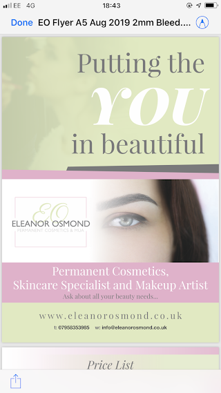 Eleanor Osmond Permanent Cosmetics & MUA