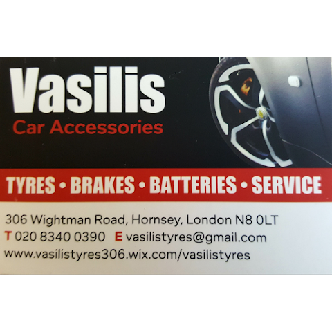 Vasilis Tyres, Car Accessories & Parts