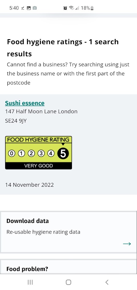 Sushi Essence Herne Hill