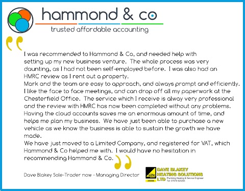 Hammond & Co - Accountants in Chesterfield