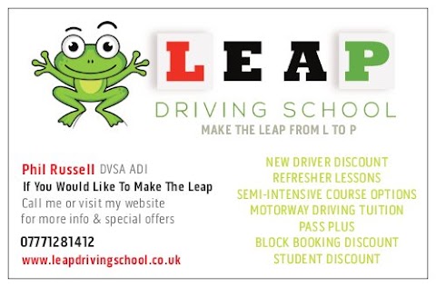 Phil Russell - LEAP Driving School Great Glen, Leicester.