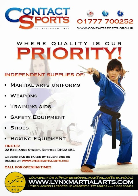 Contact Sports (Martial Arts Retail Shop)