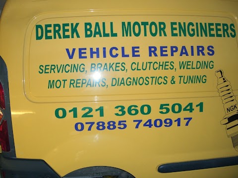 Derek Ball Motor Engineers Birmingham