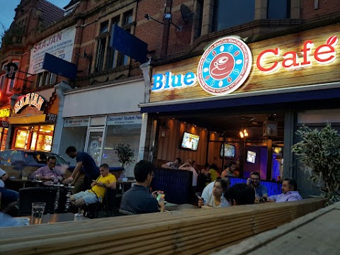 Blue. Cafe Manchester