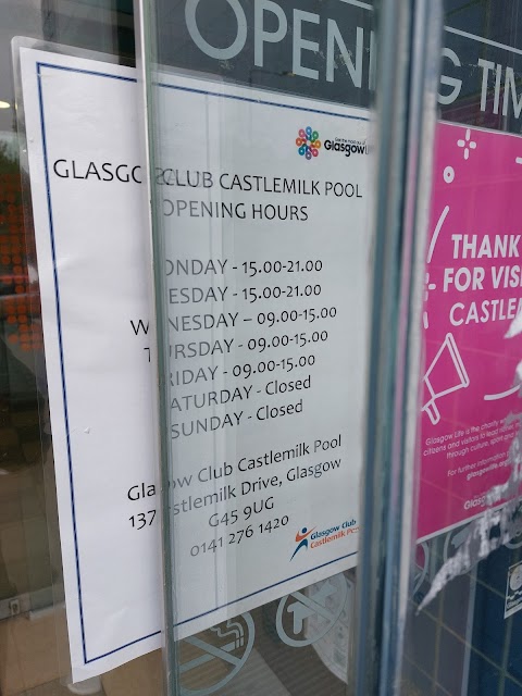 Glasgow Club Castlemilk Pool