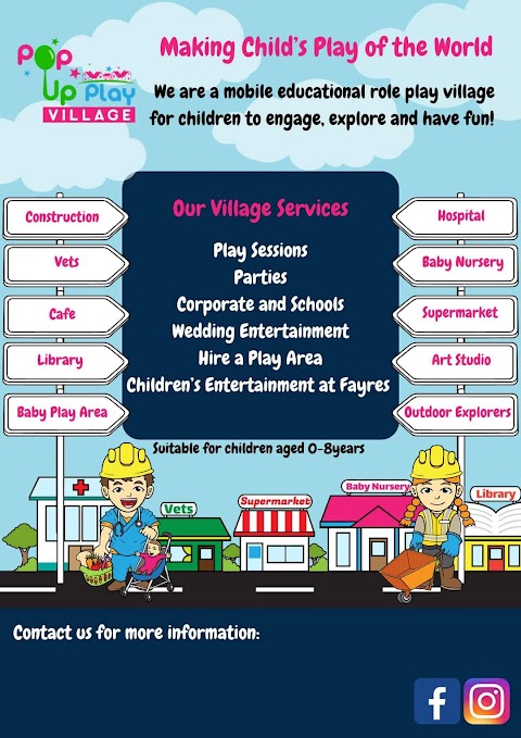 Pop Up Play Village in and around Cleethorpes