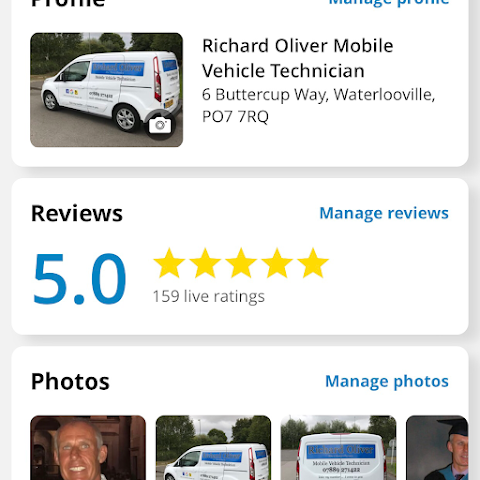 Richard Oliver - Mobile Vehicle Technician