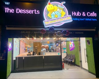 The Desserts Hub & Cafe (waffles cakes smoothies cookie dough crêpes, Milkshake, bubble tea)