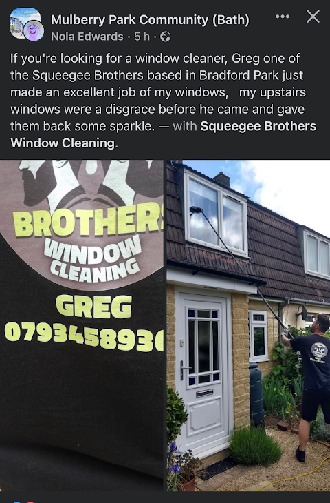 SQUEEGEE BROTHERS Window Cleaning Bath