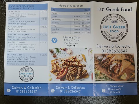 Just Greek Food Dunfermline