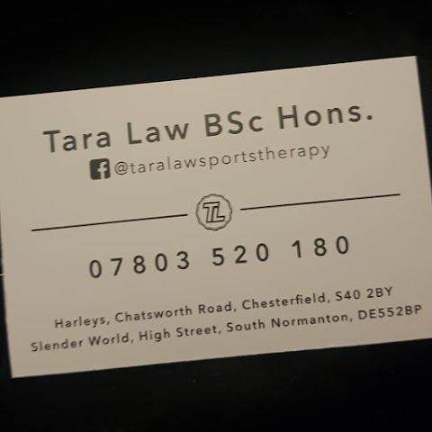 Tara Law Sports Massage Therapist @Harleys