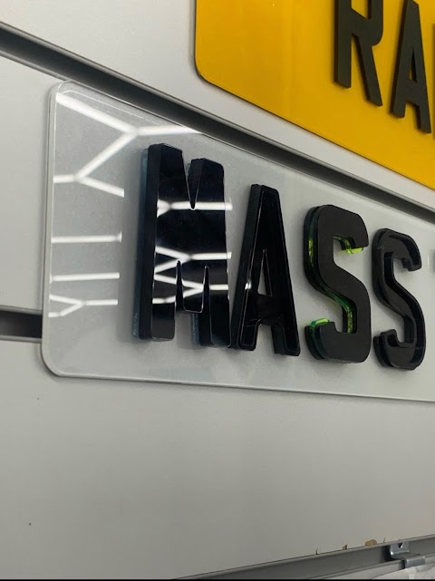 Mass car number plates