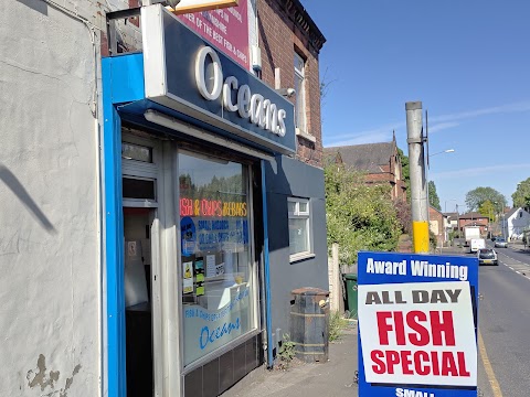 Oceans fish & chip and kebab shop