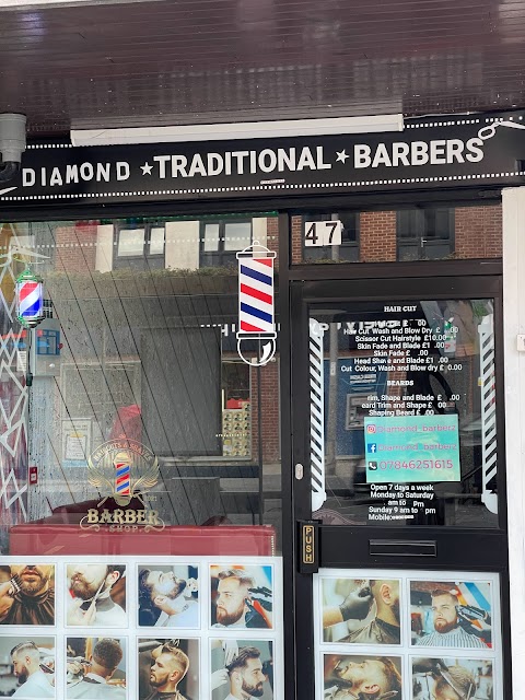 Diamond traditional barbers