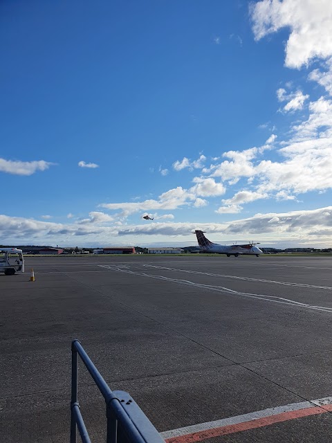 Aberdeen airport charged drop off area